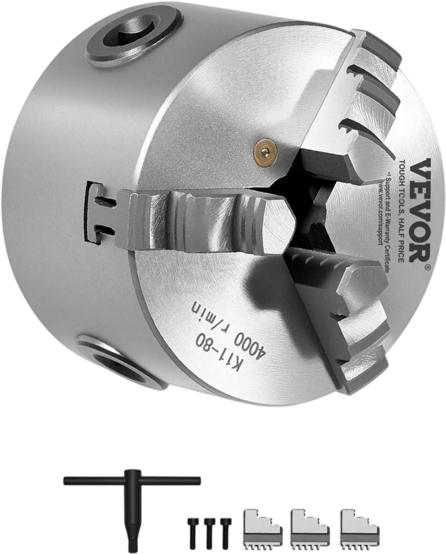 Vevor Lathe Chuck 3-Jaw Self-Centering 3