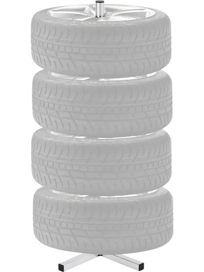 Vevor Tire Rack Tire Organizing Stand for 4 Tires with Rims New