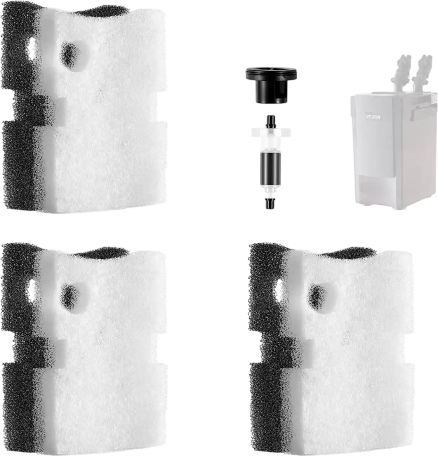Vevor Aquarium Filter Media Pads Replacement Set New