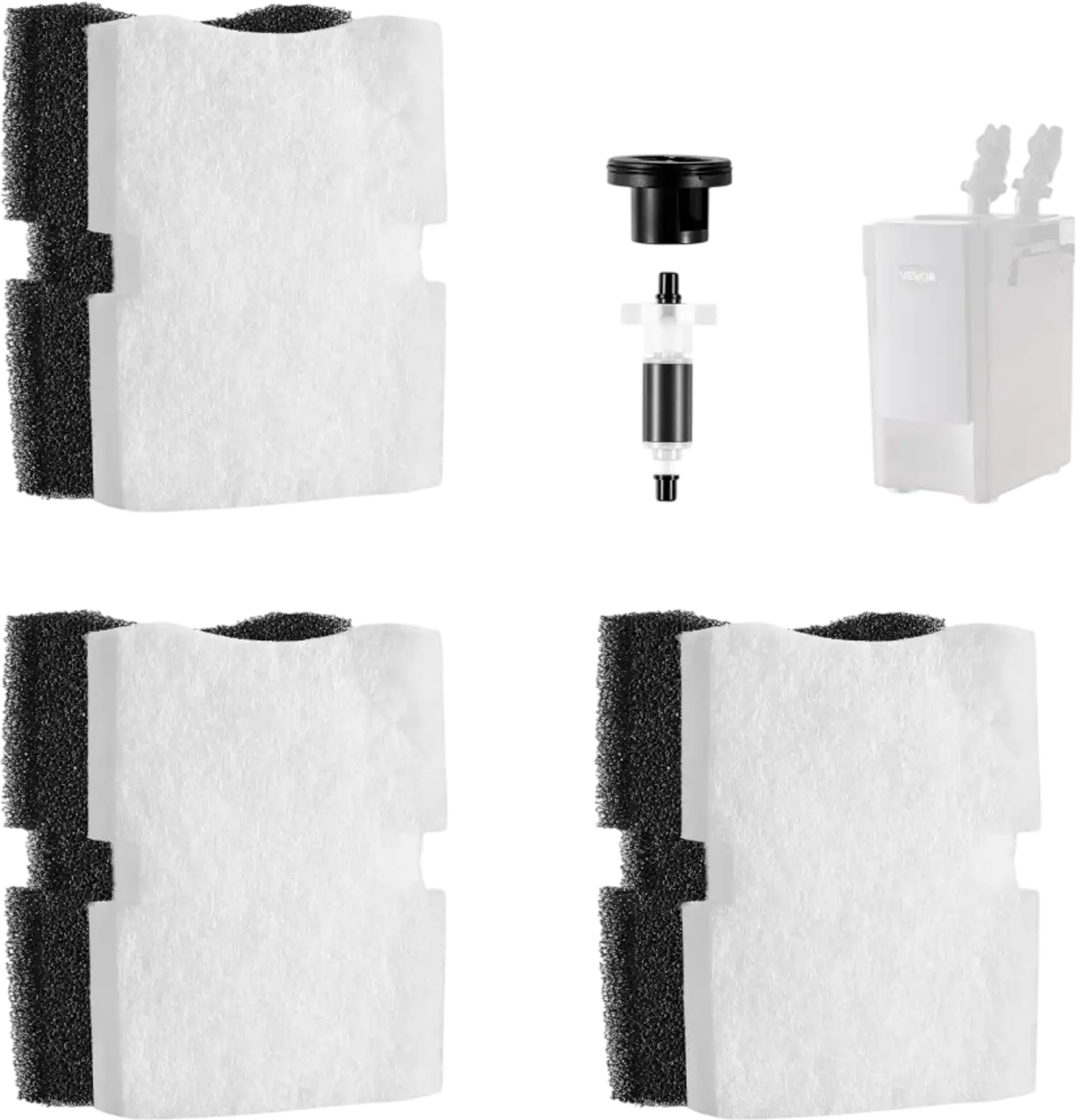 Vevor Aquarium Filter Media Pads Replacement Set New