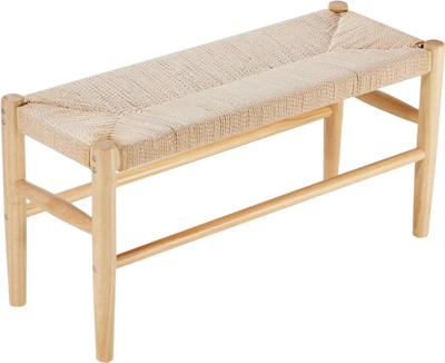 VEVOR Rattan Bench, 31.5