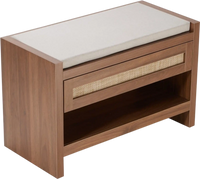 VEVOR Rattan Bench, 30.9