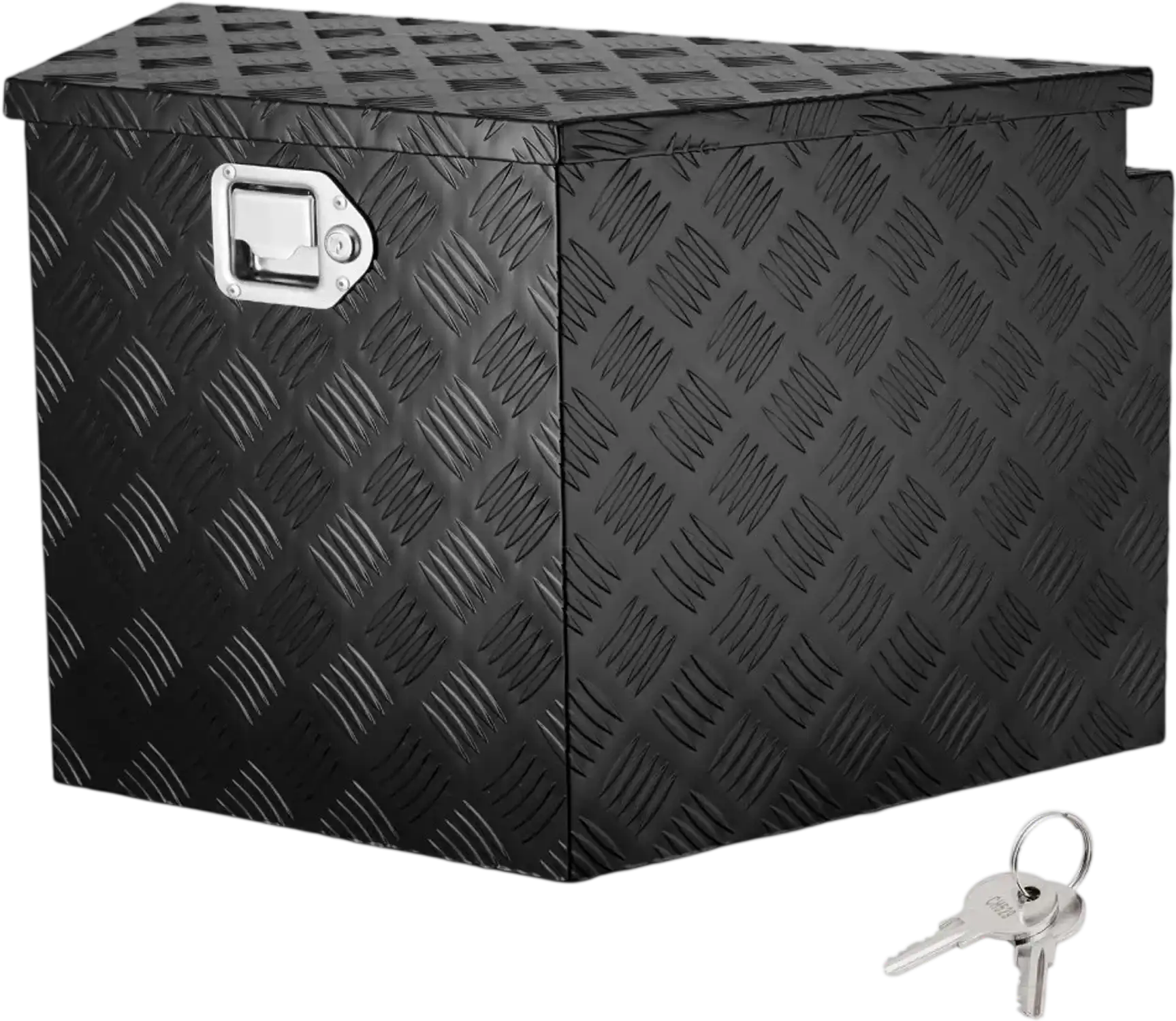 Vevor Trailer Tongue Box Aluminum Alloy Diamond Plate Tool Chest 39