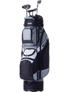 VEVOR Golf Cart Bag with 14 Way Organizer Divider Top, 41” 13 Pockets Premium Nylon Cart Bag, Durable Golf Bags with Handles & Dust Cover & Detachable Straps for Men & Women, Black Color-Block