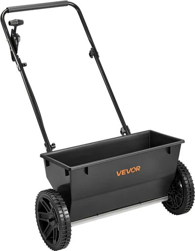 Vevor Broadcast Spreader 50 lbs Walk-Behind Push Drop Lawn Spreader New