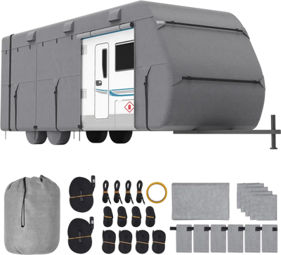 Vevor RV Cover 22'-24' 4-Layer Non-Woven Travel Trailer Cover New