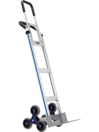 Vevor Stair Climbing Cart 550 lbs Aluminum Hand Truck Dolly with Dual Handles New