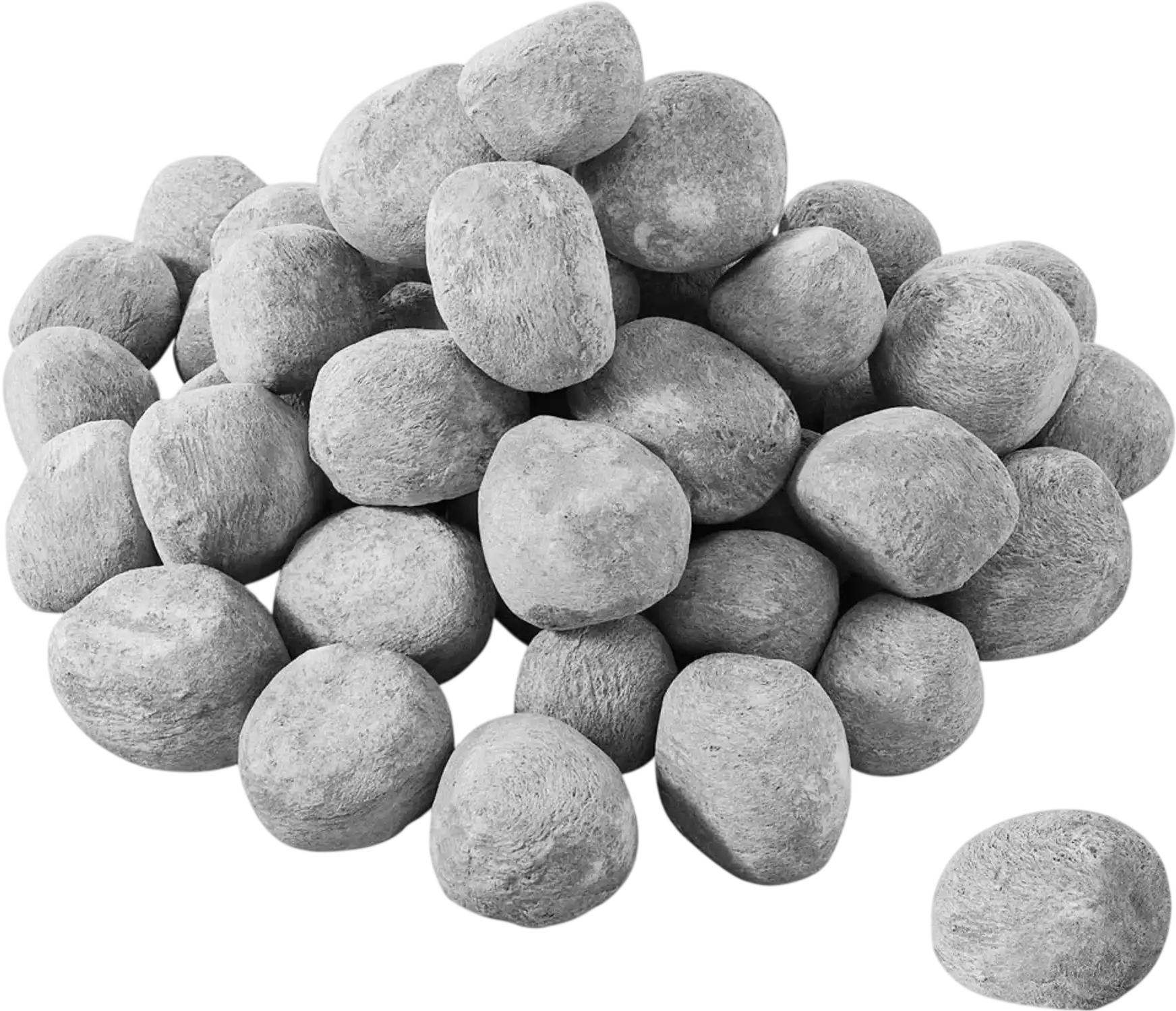 Vevor Ceramic Fire Pebble Stones 1-2