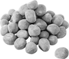 VEVOR Ceramic Fire Pebble Stones, 1-2 inch 48 Pcs Lava Rocks, Reusable Fire Pit Stones Indoor and Outdoor Use, Decorative Firepit Rocks for Propane/Gas Fireplace, Stove, Courtyard, Camping