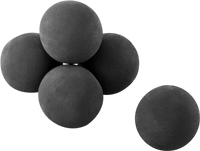 VEVOR Ceramic Fire Balls, 5 Inch 6 Pcs Round Fire Stones, Reusable Lava Rocks Indoor and Outdoor Use, Decorative Fire Pit Rocks for Propane/Gas Fireplace, Stove, Courtyard, Camping, Black