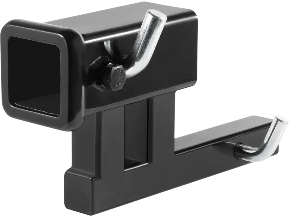 VEVOR Hitch Adapter, 1-1/4" to 2" Receiver Hitch Extender Extension, Trailer Hitch Riser with 4" Rise/Drop, 6-1/2" Extension Length, 4000 lbs Towing Capacity, Hitch Pins, Bolt and Nut Included, Black