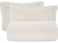 VEVOR King Quilt Set, 3-Piece Lightweight Comforter, Microfiber King Size Bedding Set, Beige Bedspreads with 1 Quilt and 2 Pillow Shams, Lightweight Bedspread Coverlet Bedding Set, for All Season