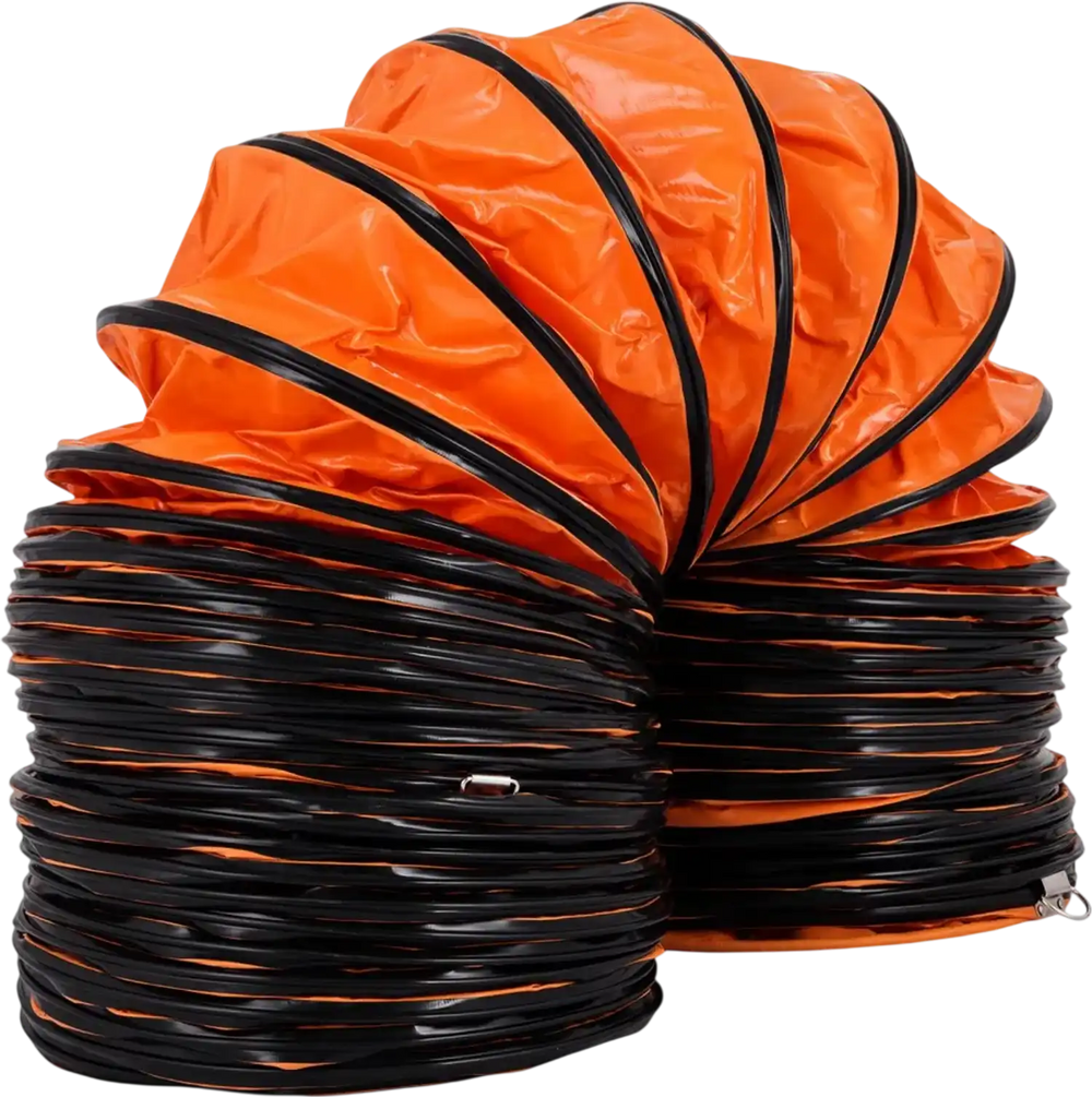 VEVOR 16 FT PVC Flexible Duct Hosing for 12 INCH Exhaust Fan (12IN 16FT)