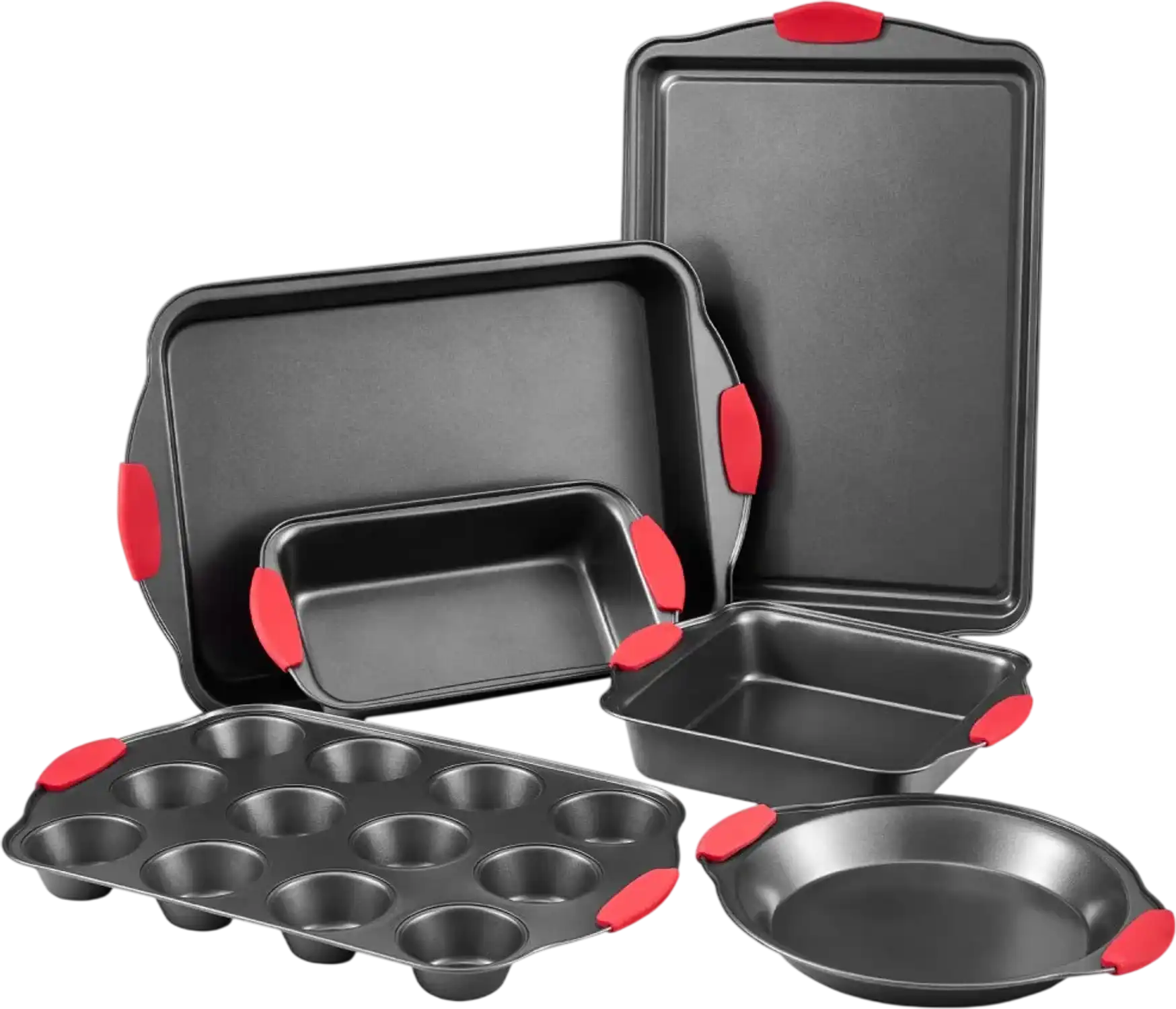 Vevor Bakeware Set 6-Piece Nonstick Carbon Steel Baking Pan Set New