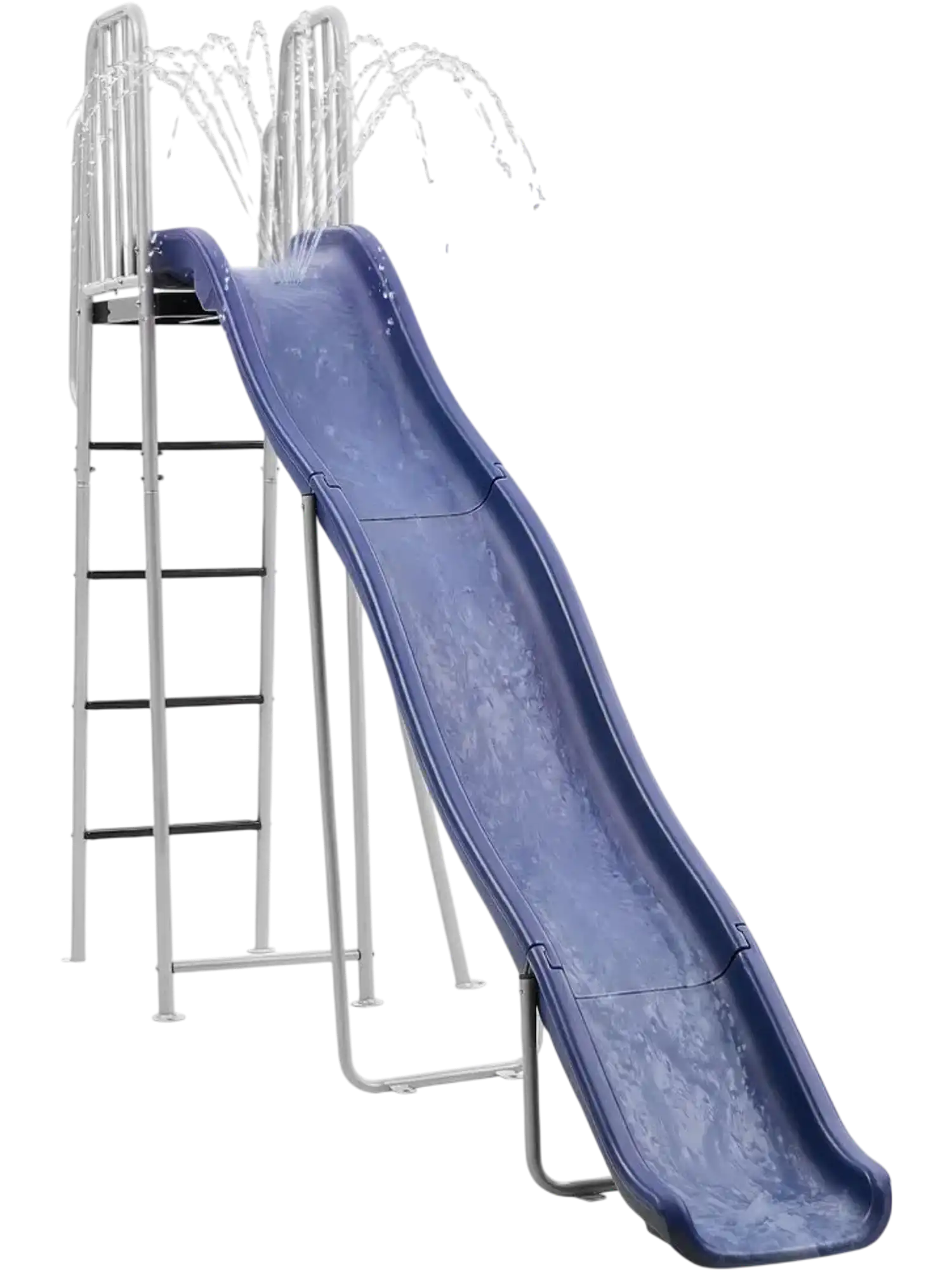 Vevor Water Slide 10' Outdoor Kids Pool Slide with Adjustable Sprinkler and Climbing Ladder New