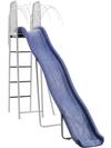 VEVOR Water Slide, Big 10 ft Outdoor Waterslide for Kids, Free Standing Pool Slide with Built in Adjustable Sprinkler and Climbing Ladder, Metal Plastic Playground Equipment, Platform for Backyard Fun