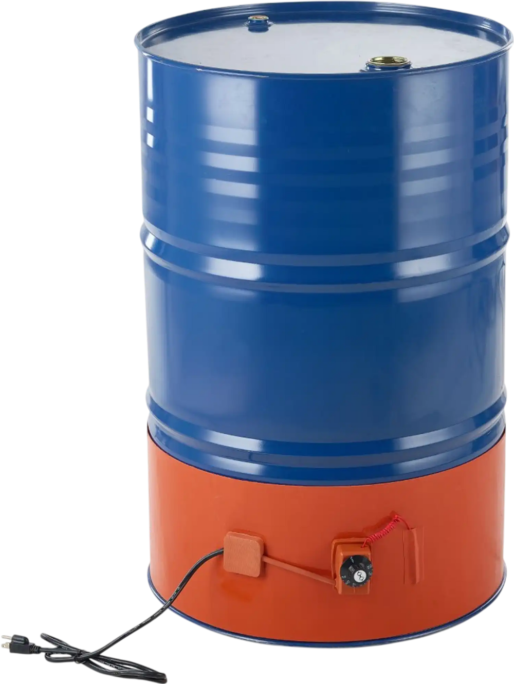 VEVOR Metal Drum Heater, 1200 Watt 10 inch Width, Pail Heating Band for 55 Gallon Barrel, 86-302℉ Adjustable Thermostat, High Efficiency Silicone Grease Keg Heater, FCC Listed Orange