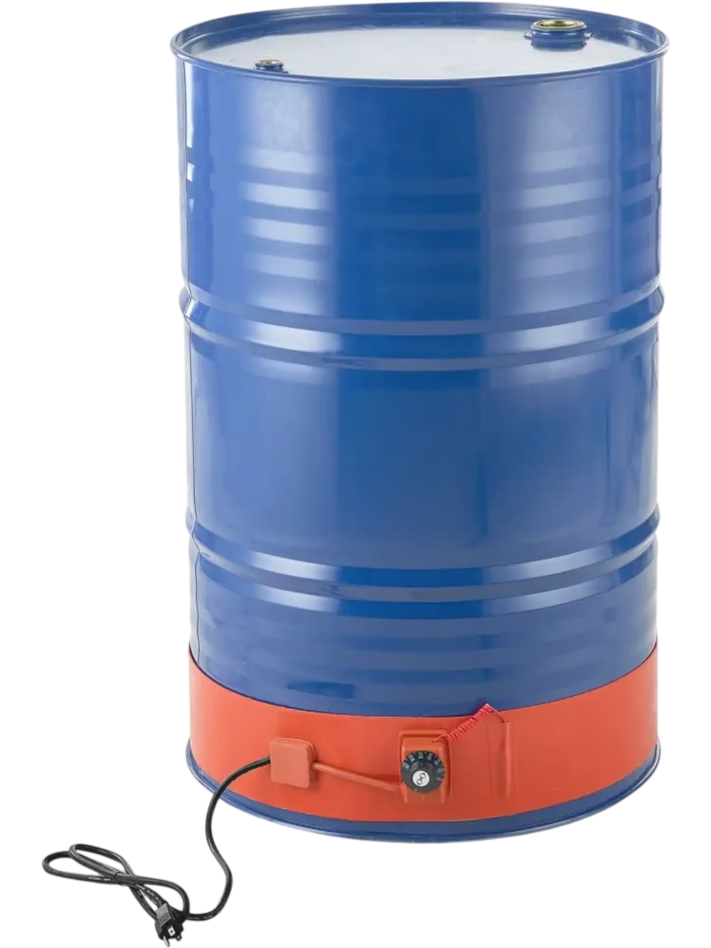 VEVOR Metal Drum Heater, 1200 Watt 5 inch Width, Pail Heating Band for 55 Gallon Barrel, 86-302℉ Adjustable Thermostat, High Efficiency Silicone Grease Keg Heater, FCC Listed Orange