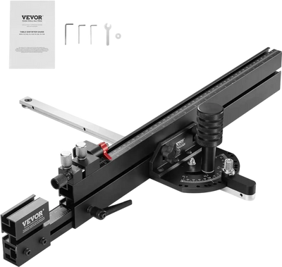 Vevor Table Saw Miter Gauge Precision Aluminum Alloy Standard Slot 3/4