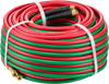 VEVOR Oxygen Acetylene Hose, 1/4-Inch x 100FT Oxy Acetylene Hose with 9/16"-18 B Fitting, 300PSI T Grade Welding Cutting Torch Twin Hose, Compatible with Oxygen, Acetylene, Propane and Other Fuel Gases