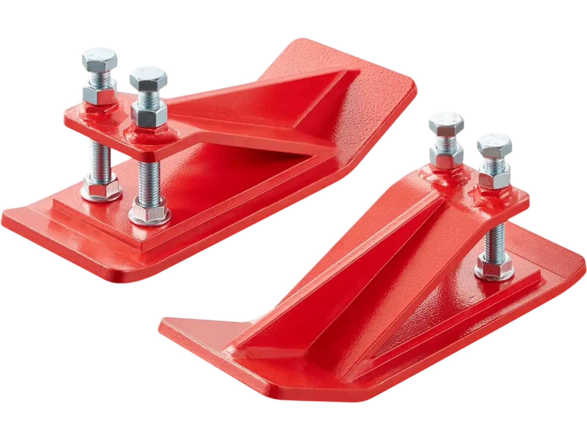 Vevor Tractor Bucket Protector Heavy-Duty Steel Edge Protectors 2-Pc Red New