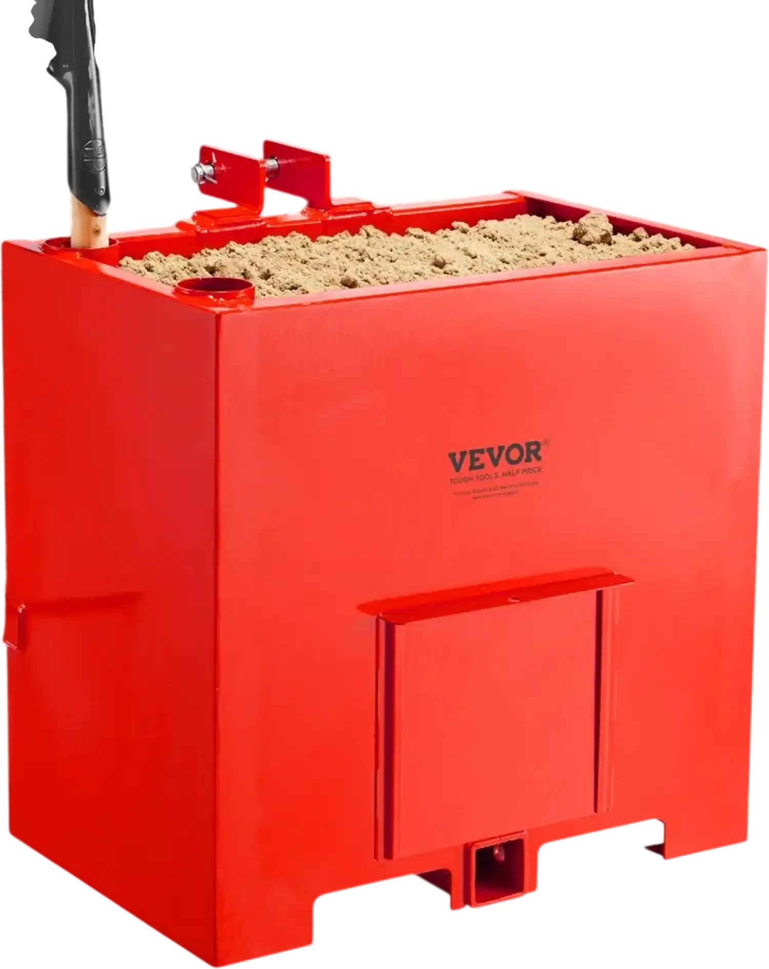 Vevor Ballast Box 3-Point Category 1 Tractor Attachment 800 lbs Red New