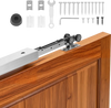 VEVOR Sliding Pocket Door Hardware Track Kit, 44.69" Pocket Door Track Kit with Soft Close Mechanism for Smooth and Quiet Sliding, Easy to Install, for 1" to 1 3/4" Thickness 24" Width Single Door