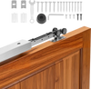 VEVOR Sliding Pocket Door Hardware Track Kit, 56.73" Pocket Door Track Kit with Soft Close Mechanism for Smooth and Quiet Sliding, Easy to Install, for 1" to 1 3/4" Thickness 30" Width Single Door