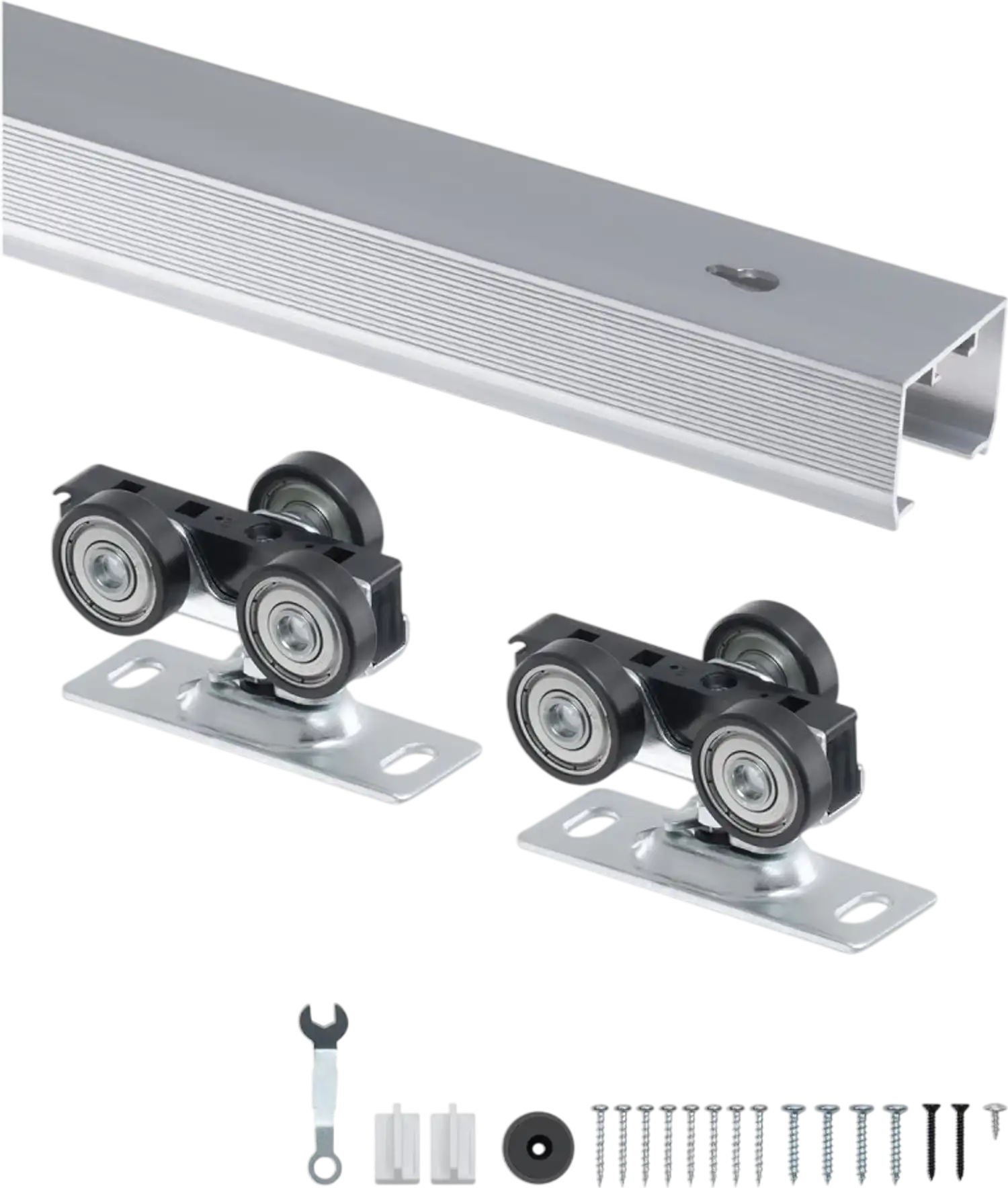 Vevor Pocket Door Track Hardware Kit 6' Heavy Duty Single Door New