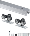 VEVOR Sliding Pocket Door Hardware Track Kit, 5.73 ft Heavy Duty Pocket Door Hardware Kit, Commercial Grade Pocket Door Hardware and Track Set for 24"-36" Wide Single Door, Smoothly and Easy to Install