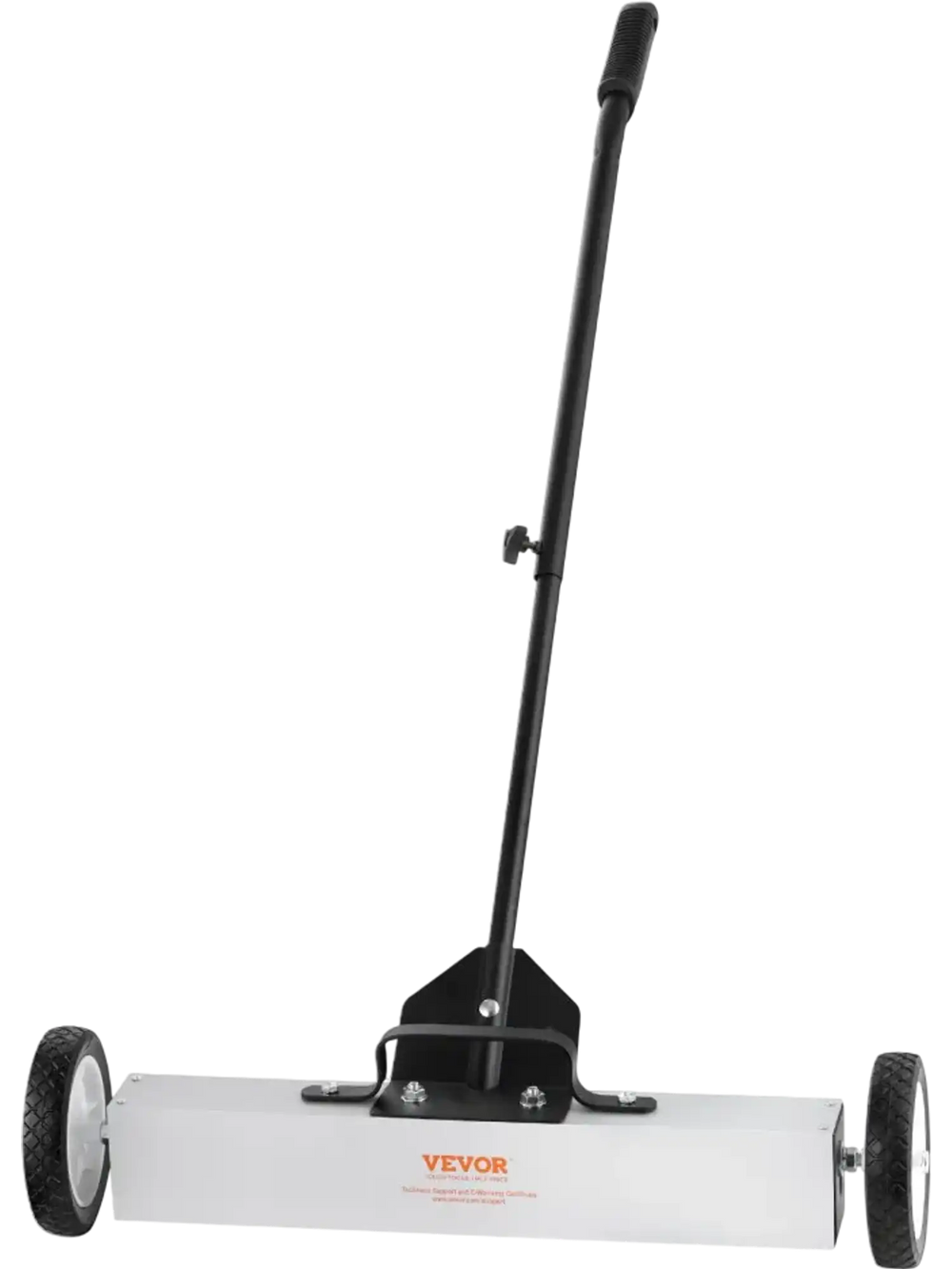 VEVOR 50Lbs Rolling Magnetic Sweeper with Wheels, Push-Type Magnetic Pick Up Sweeper, 24-inch Large Magnet Pickup Lawn Sweeper with Telescoping Handle, Easy Cleanup of Workshop Garage Yard