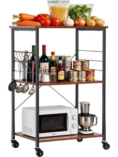 Vevor Kitchen Utility Cart 3-Tier 23.7