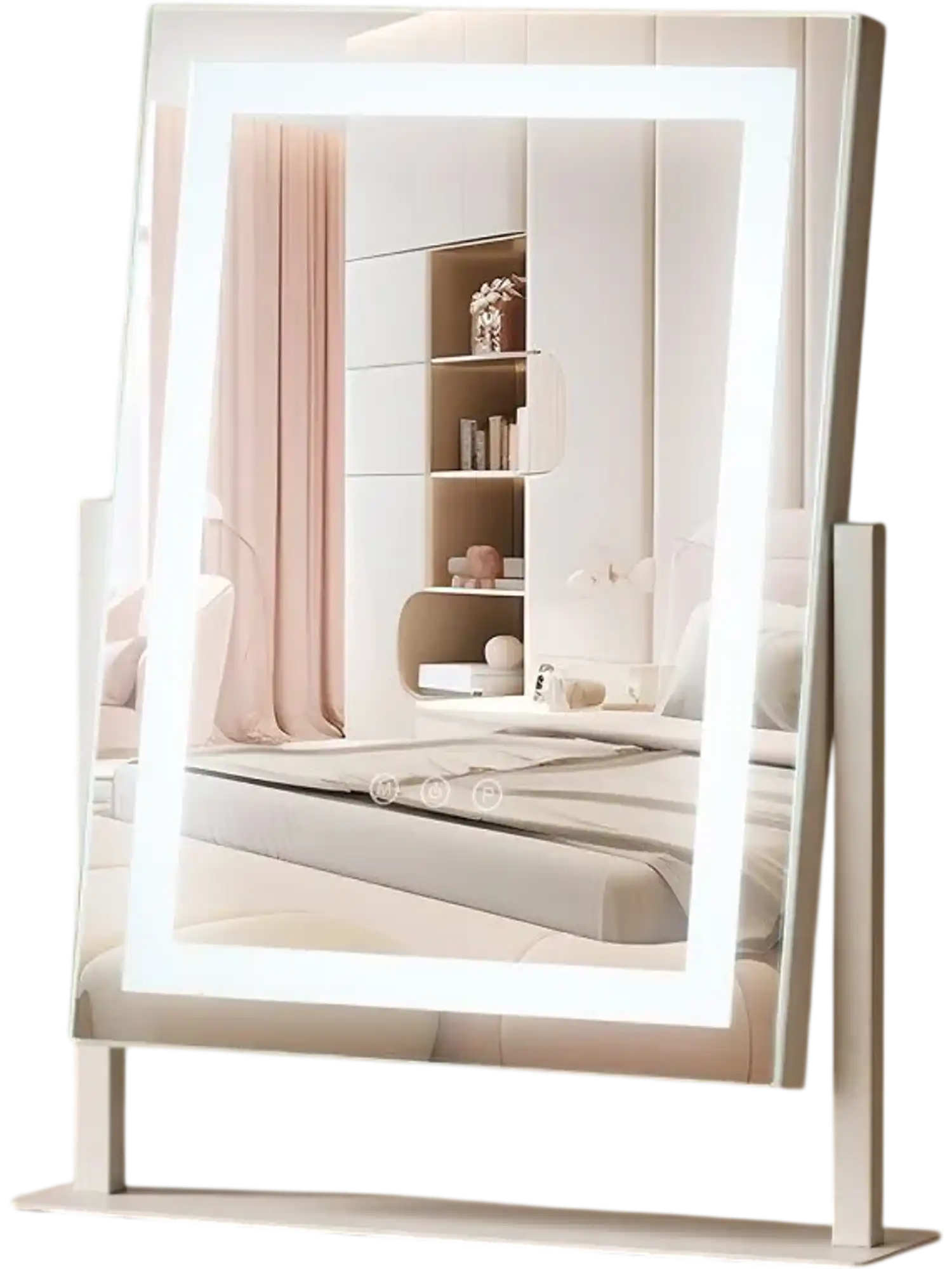 Vevor Makeup Mirror Lighted Vanity Mirror with 3 Color Lighting Modes 5x Magnification 16.1