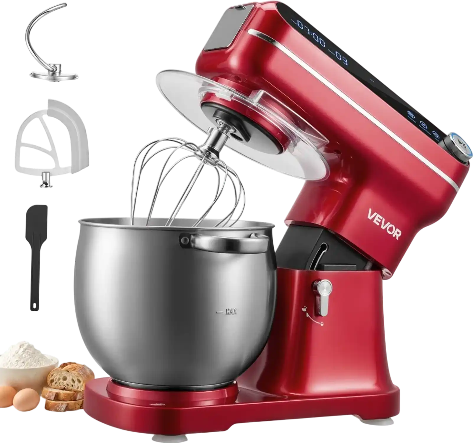 Vevor Stand Mixer 7.4 Qt Tilt-Head 500W Electric Dough Mixer New