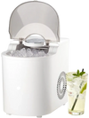 VEVOR Countertop Ice Maker, 7 Cubes Ready in 6 Mins, 26 lbs per Day, Self-Cleaning Portable Machine with Ice Scoop, Ice-Making Machine with 2 Sizes Bullet Ices for Home, Kitchen, Office, Bar & Party