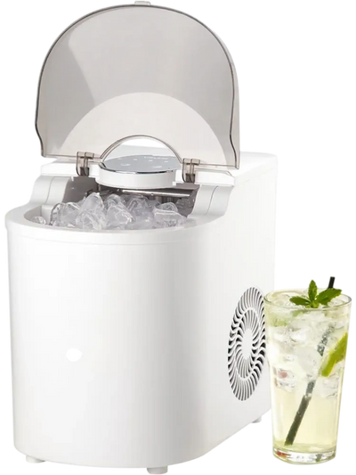Vevor Ice Maker Countertop Portable Self-Cleaning 26 lbs/Day Bullet Ice Machine New