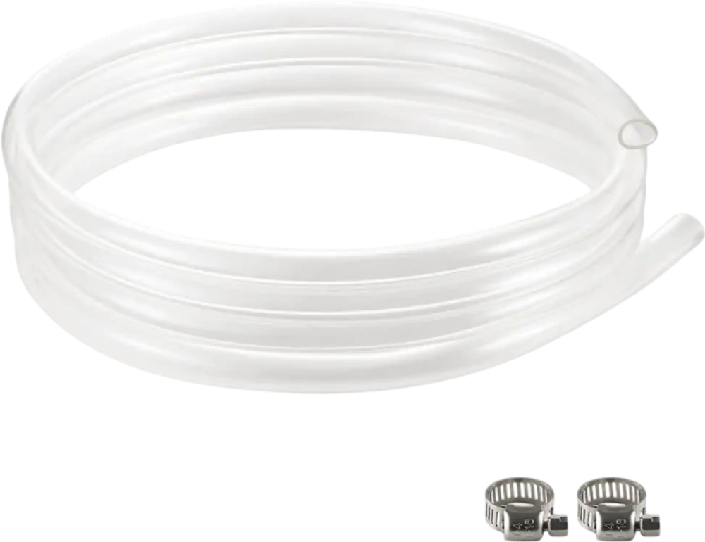 VEVOR Clear Vinyl Tubing, 1/2" ID x 5/8" OD, 10FT Plastic PVC Tubing, Flexible and Cuttable Clear Hose, 1/16 in Wall Thickness, High-strength PVC Material for Aquarium Irrigation Swimming Pool Lab
