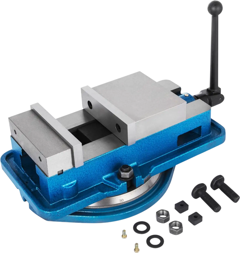 VEVOR 3 Inch Heavy Duty Milling Vise Bench Clamp Vise High Precision Clamping Vise 3 Inch Jaw Width with 360 Degree Swiveling Base CNC Vise