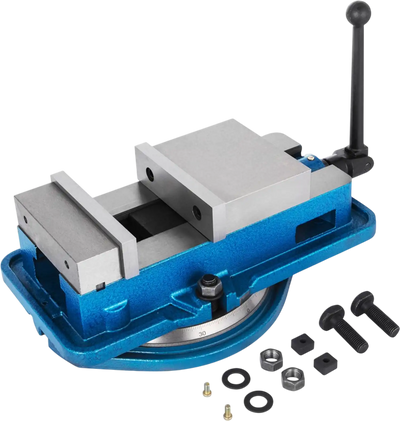 VEVOR 3 Inch Heavy Duty Milling Vise Bench Clamp Vise High Precision Clamping Vise 3 Inch Jaw Width with 360 Degree Swiveling Base CNC Vise