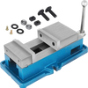 VEVOR Non Swivel Milling Lockdown Vise 4 Inch Precision Bench Clamp 100mm Width Drill Press Clamp 4 Inch Jaw Opening  for Finishing Milling Machines Drilling Machines Precision Parts