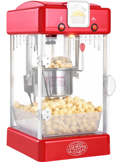 Vevor Popcorn Machine 2.5 oz Tabletop Movie Theater Style Red New