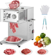 VEVOR Meat Cutting Machine, 850W Commercial Slicer, 5mm Heavy Duty Stainless Steel Blade Shredder for Boneless Meat Soft Vegetables, Electric Food Slicers for Kitchen Restaurant Supermarket