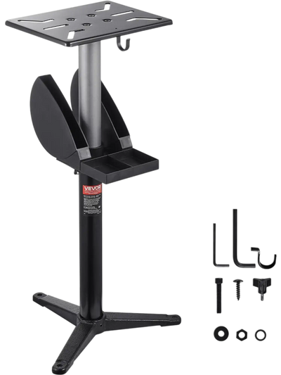 VEVOR Bench Grinder Stand, Bench Grinder Vise Floor Pedestal with 12