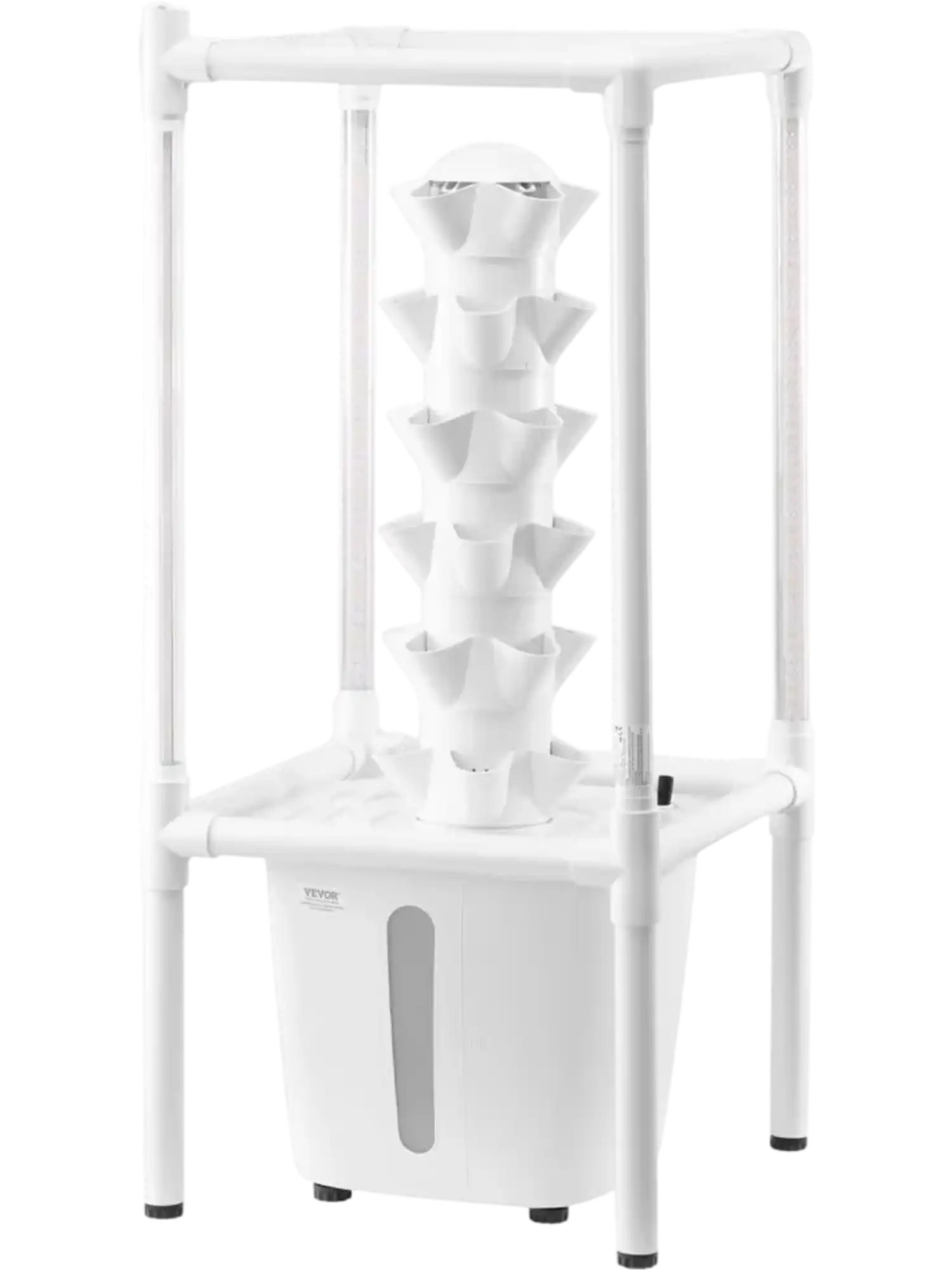 Vevor Hydroponic Growing System 30-Pod 6-Tier Tower Garden with Grow Light New