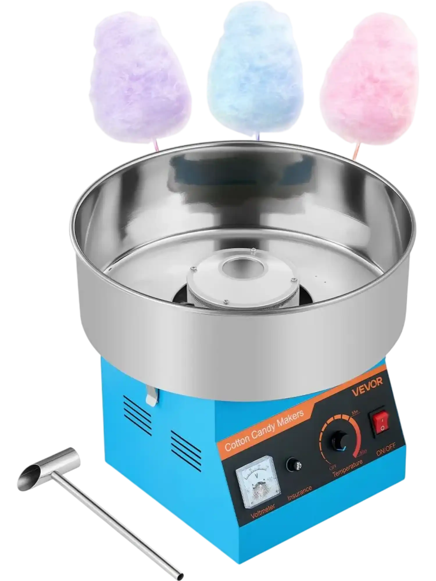 Vevor Cotton Candy Machine Commercial Electric Candy Floss Maker 15