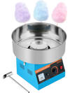 VEVOR Cotton Candy Machine Commercial, 1000W Electric Candy Floss Maker, Easy Use with 15 inch Stainless Steel Bowl and Sugar Scoop, Makes Hard Candy for Home Kids Birthday, Family Party, Blue