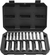 VEVOR Socket Set, 18 Pieces, 1/2 inch Drive Socket Tool Set, Metric Size from 10 to 27 mm, Mechanic Tool Kit with Storage Case, Clear Markings, Chrome Plated CR-V Alloy Steel, for Automotive Repair