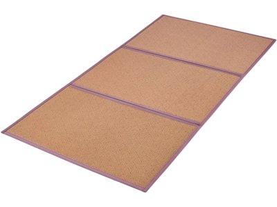 VEVOR Japanese Tatami Mat, 80 x 39 in Foldable Handwoven Natural Rattan Tatami Mat, Non-Slip & Easily Cleaned Japanese Tatami Floor Mat, Summer Breathable Sleeping Mat for Meditation Yoga Relaxation