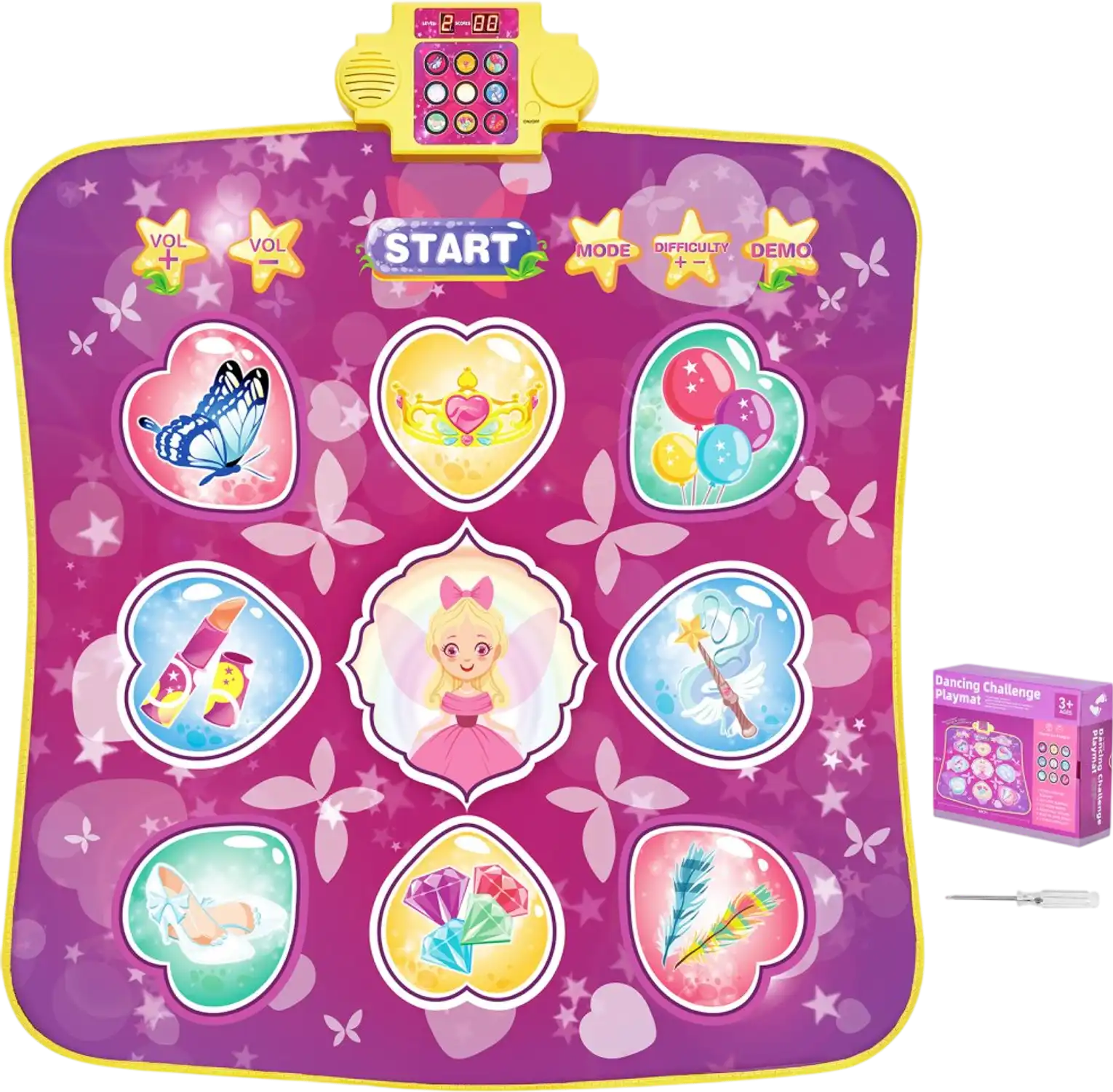 Vevor Dance Mat 9-Button Kids Electronic Dance Pad New