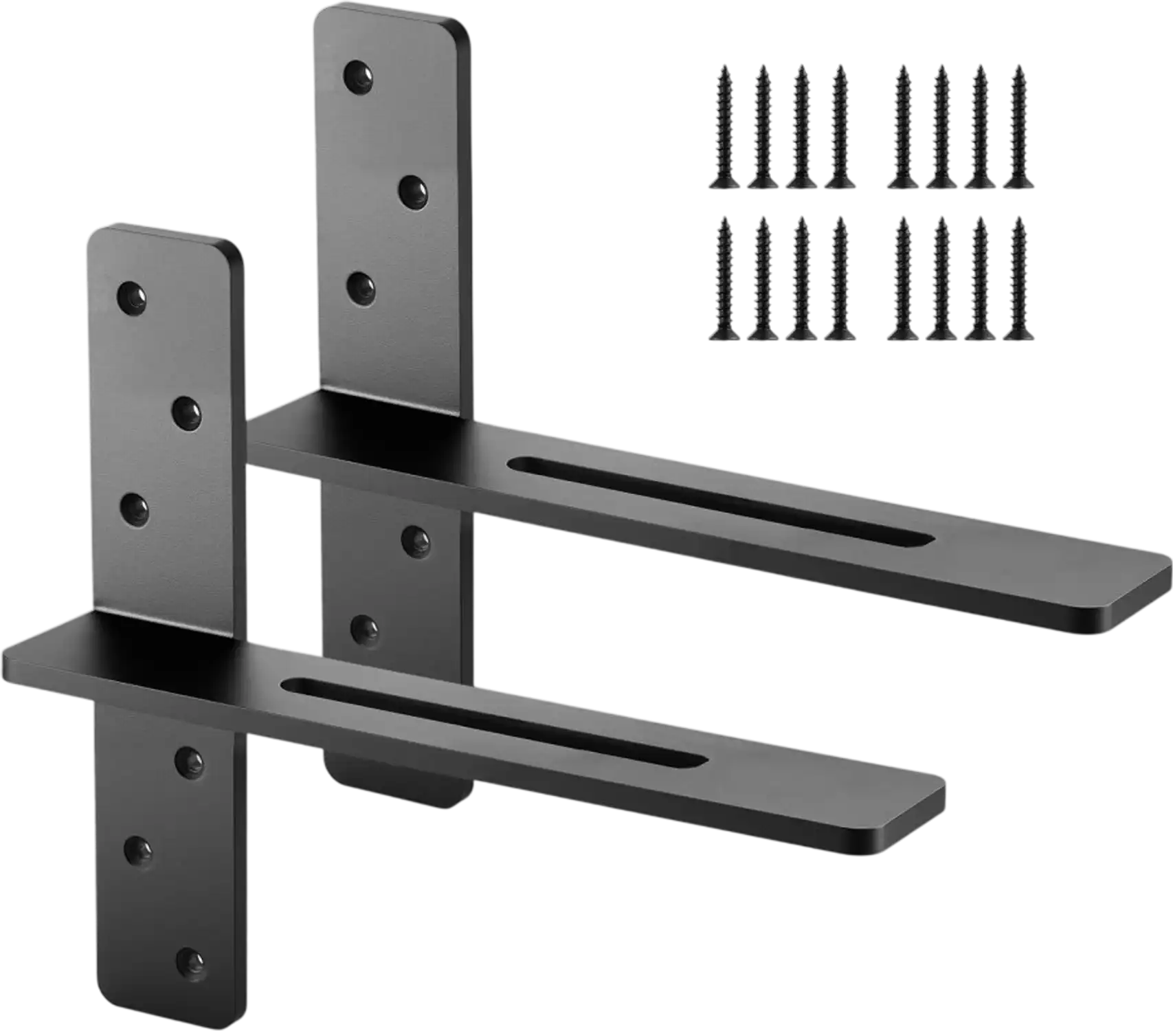 Vevor Shelf Brackets T-Shaped Heavy Duty Floating 14